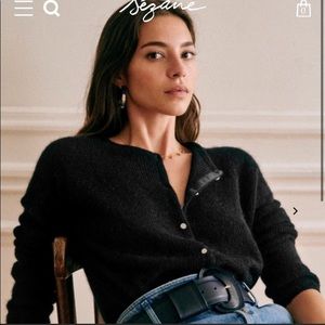 Sezane Gaspard Jumper Cardigan Sweater